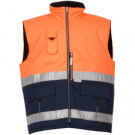 Gilet Bologna multirisques Orange Haute Visibilité, Fr-as climat frais conforme à la norme ATEX