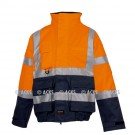 Blouson COSI Multirisques HV Orange Fr-as, protection chimie et pluie répondant aux Normes ATEX 