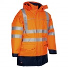 Parka ST PETERSBOURG Orange + Veste Matelassée Multirisque HV Fr-as chimie conforme/ norme ATEX