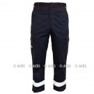 Pantalon ZION Multirisque Arc Electrique ignifugée antistatique soudeur conforme à la norme ATEX