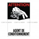 Symbole de danger 300 x 200 "Agent de Conditionnement" - Neutre