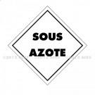 Symbole Service des mines - Marquage "SOUS AZOTE"