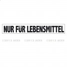 Adhésif  "Nur für Lebensmittel" 850 x 110