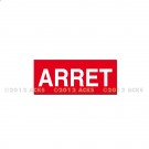 Adhésif "ARRÊT" 60 x 20