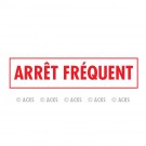 Adhésif "ARRET FREQUENT"