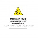 Panneau d'information "Atex"