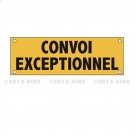 Bâche "CONVOI EXCEPTIONNEL" 1200 x 400 – Classe B