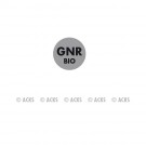 Pastille GNR Bio (fond gris - texte noir)