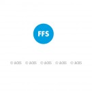 Pastille FFS (fond bleu clair - texte blanc)