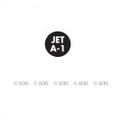 Pastille JET A-1 (fond noir - texte blanc)