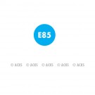 Pastille E85 (fond bleu - texte blanc)
