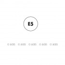 Pastille E5 (fond blanc - texte noir)